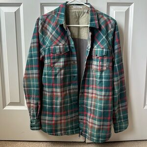 Toad&Co Plaid Jacket - Green and Red